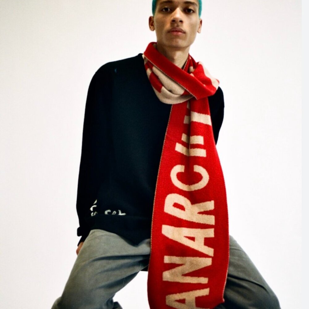 HADES 'Anarchy in the UK' wool scarf